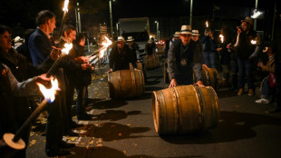 Lancement en fanfare du Beaujolais nouveau à Beaujeu, capitale du vignoble