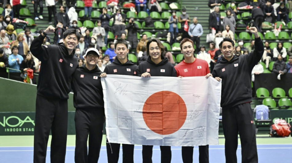 Japan beat Britain in Davis Cup as Danish rally stops Serbia