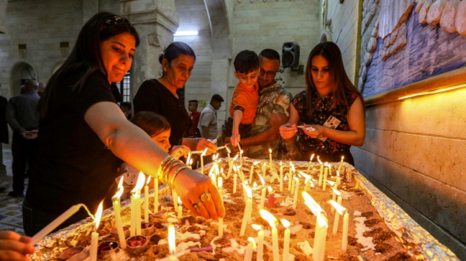 Iraqi Christians celebrate first Easter 'Holy Fire'