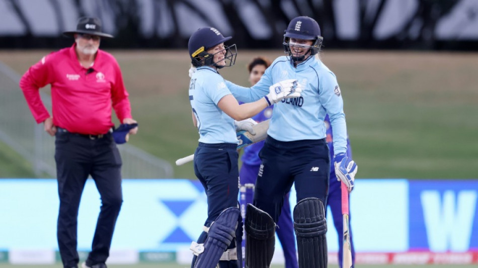 'Scrappy' England beat India to keep World Cup hopes alive