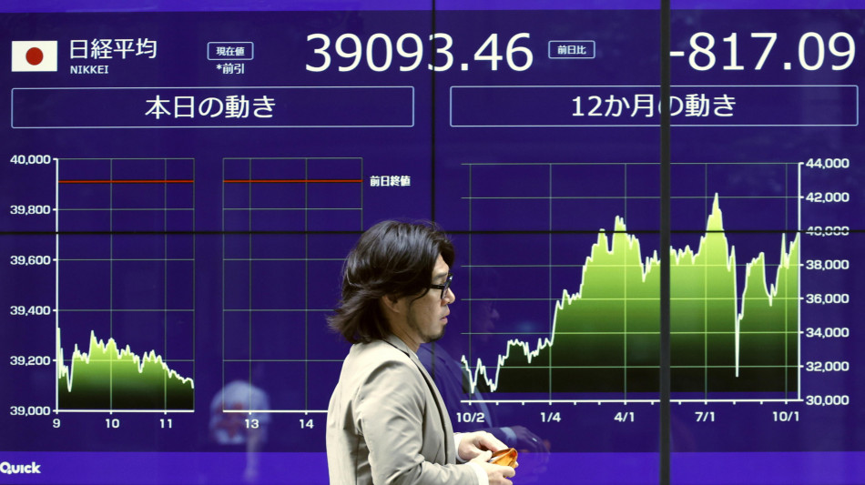 Borsa: l'Asia in rosso in attesa di Fed e Banca del Giappone