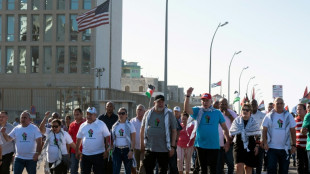 Presidente cubano lidera marcha pró-palestinos em Havana