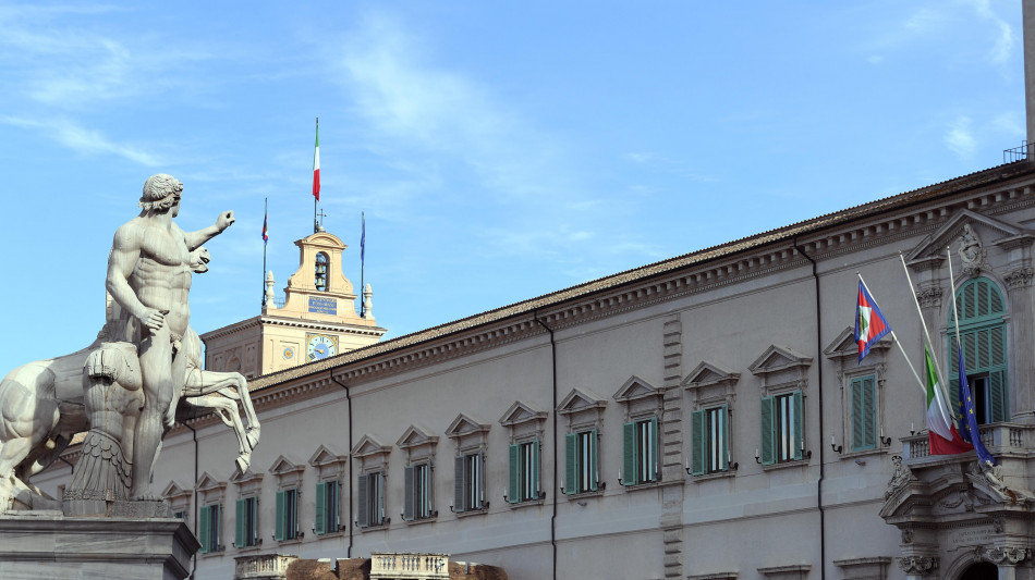 In corso pranzo di lavoro al Colle con Meloni e ministri