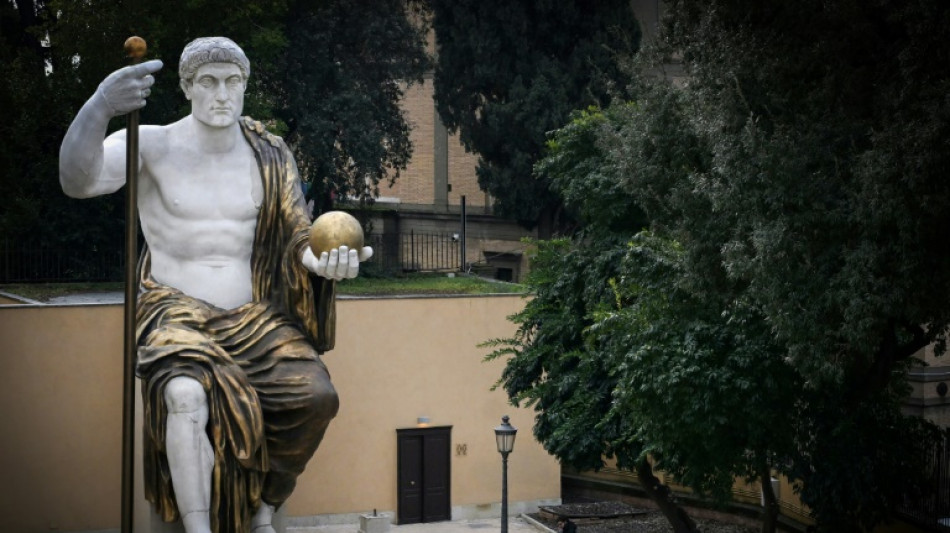 Towering Colossus of Constantine reconstructed in Rome